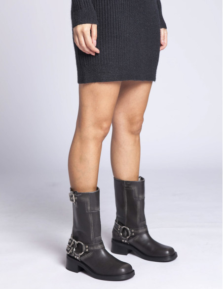botas biker soho gris bryan stepwise sommes demode zaragoza