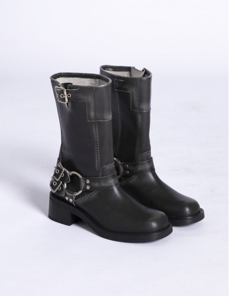 botas biker soho gris bryan stepwise sommes demode zaragoza