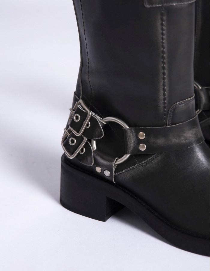 BOTAS BIKER SOHO GRIS BRYAN STEPWISE