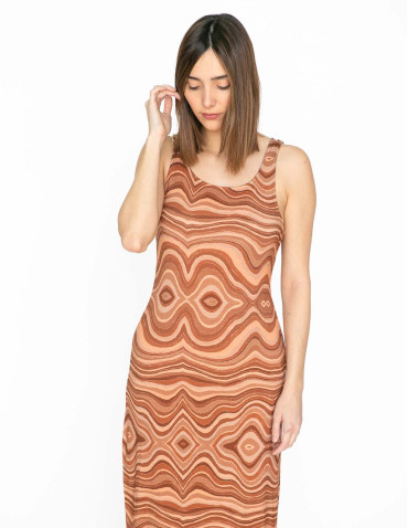 vestido ondas marrones mardsen rita row sommes demode zaragoza 2