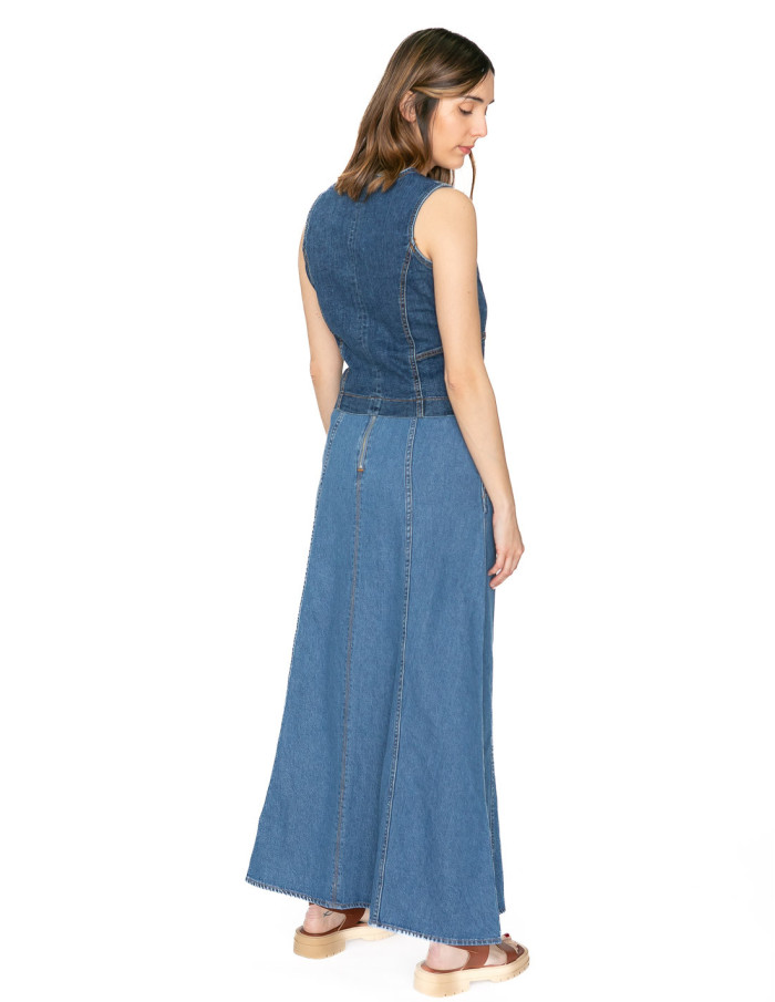 falda larga denim kitta byoung sommes demode zaragoza