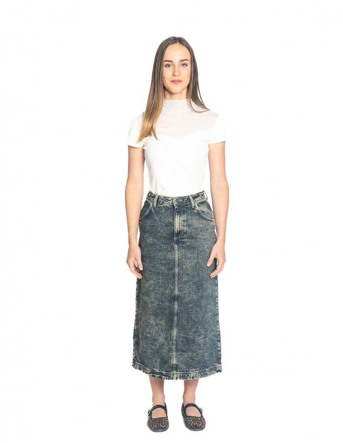 falda midi denim dirty vintage joybird american vintage sommes demode zaragoza