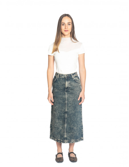 falda midi denim dirty vintage joybird american vintage sommes demode zaragoza