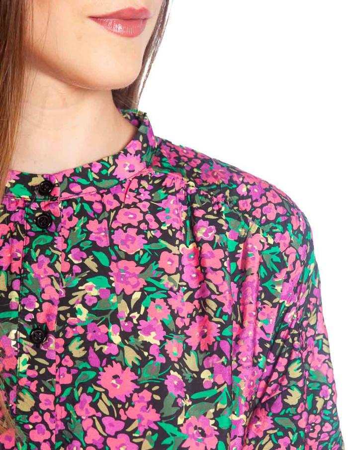 vestido corto flores rosas othilde desires sommes demode zaragoza