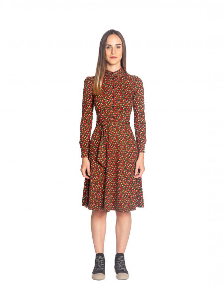 vestido camisero florecillas sheeva king louie sommes demode zaragoza