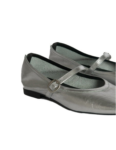 Comprar Bailarinas plateadas Maya de Bryan Stepwise en Sommes Demode