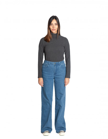 Pantalón denim recto azul lavado Compañia Fantastica Sommes Demode Zaragoza Online