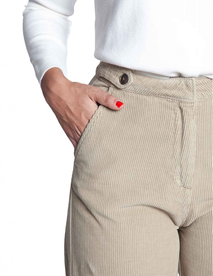 PANTALON DE PANA BEIGE PAN