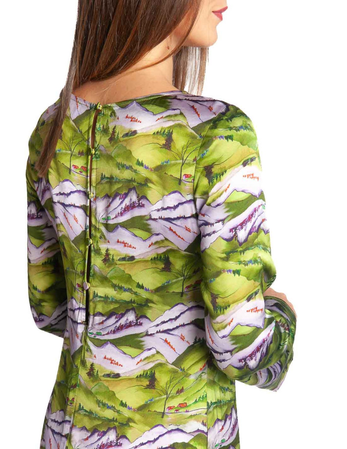 Comprar Vestido largo montañas Pamelia de marca FRNCH en Sommes Demode