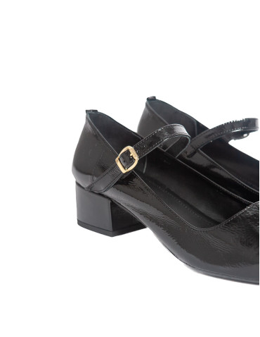 Comprar Merceditas negras tacón Camila de Mint & Rose en Sommes Demode 2