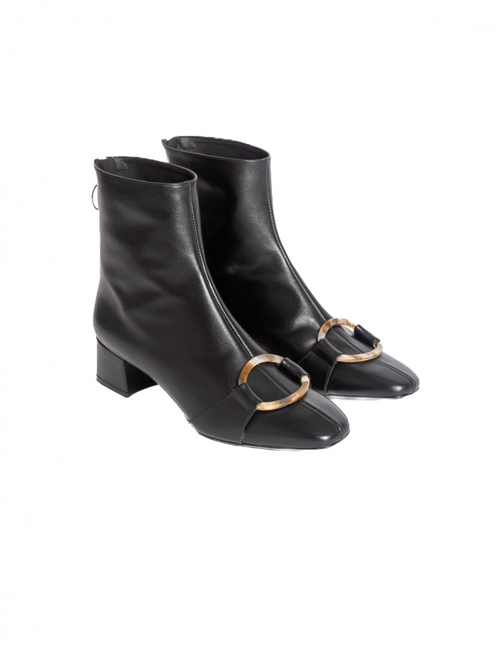 Botines tacon negros hebilla Sol Mint and Rose Sommes Demode Zaragoza