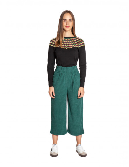Pantalón Culotte pana turquesa Pepa Loves Sommes Demode Zaragoza