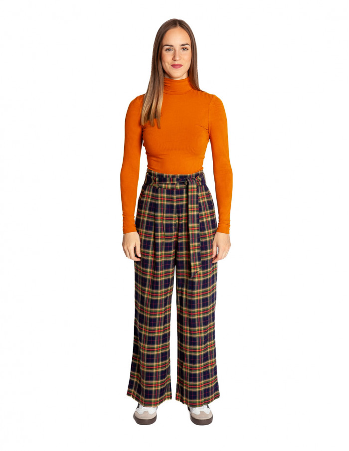 Pantalon cuadros gales azul y verde Ava King Louie Sommes Demode Zaragoza Online