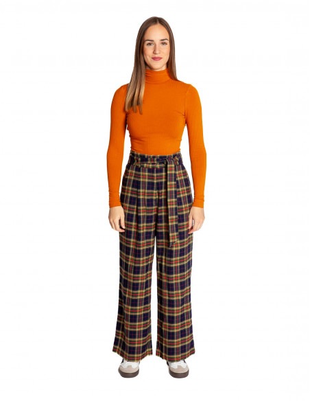 Pantalon cuadros gales azul y verde Ava King Louie Sommes Demode Zaragoza Online