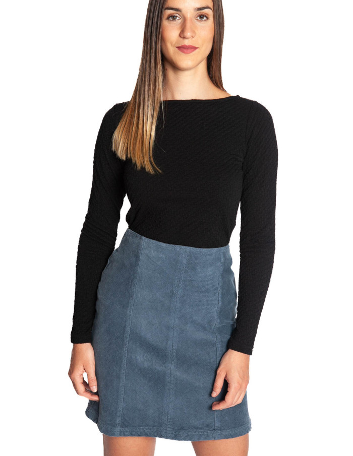 Falda corta pana azul Cordano Ichi Sommes Demode Online Zaragoza