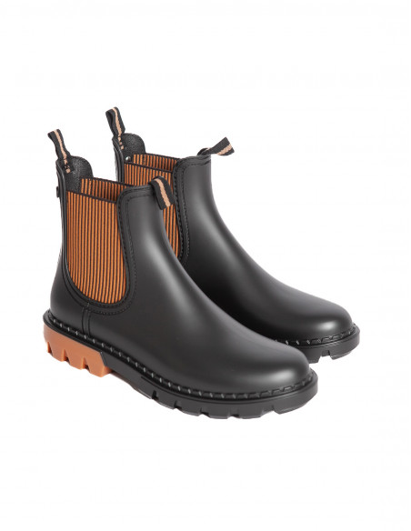 Botines Rock Bicolor Negro Caramelo Igor Sommes Demode Online Zaragoza
