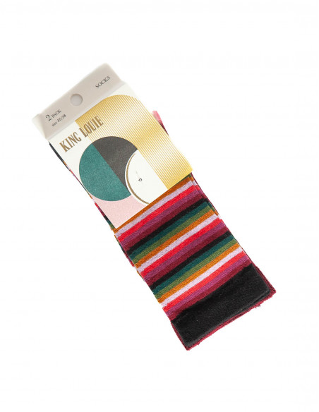 Pack calcetines rayas Mimmi King Louie Sommes Demode Online Zaragoza