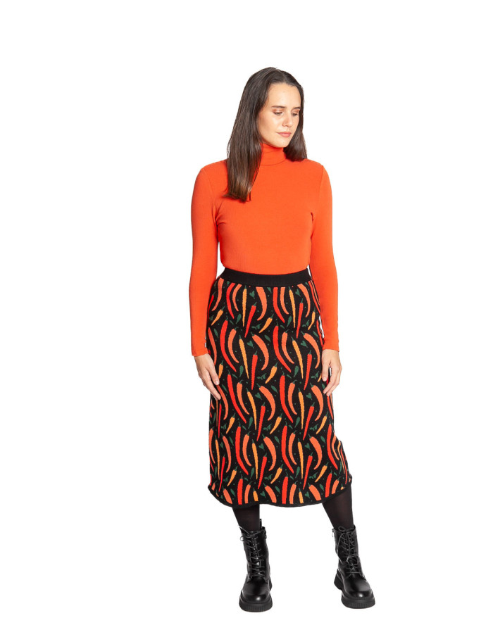 falda midi punto negra hot chilly pepa loves somme demode zaragoza