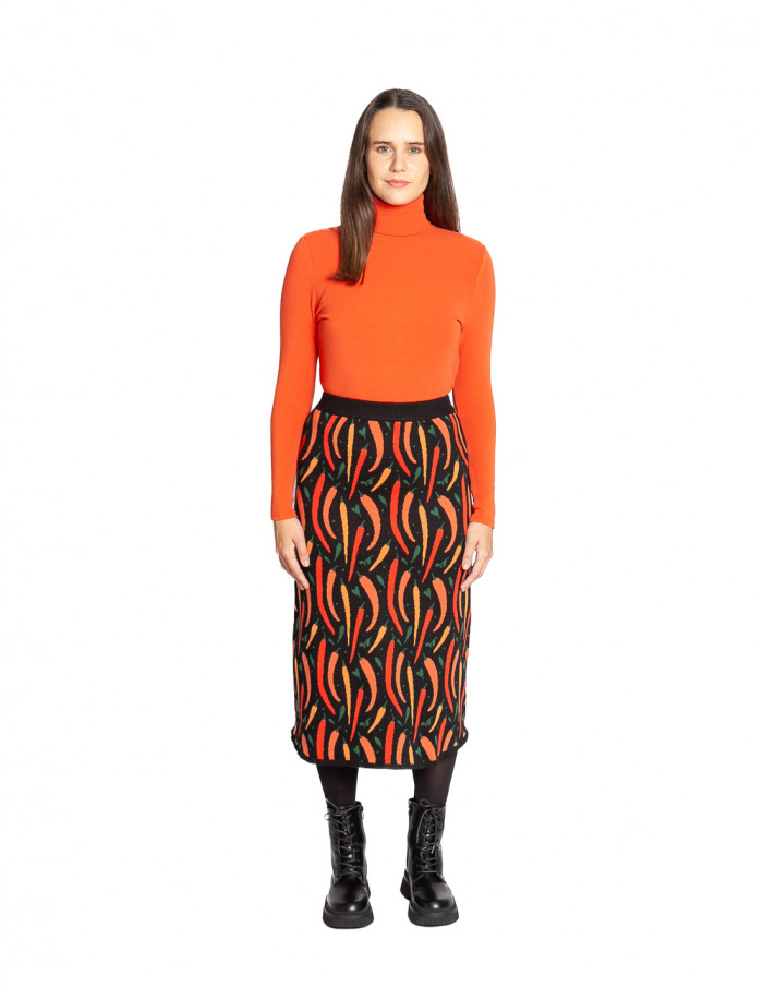 falda midi punto negra hot chilly pepa loves somme demode zaragoza