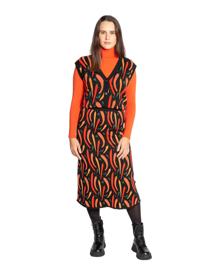 falda midi punto negra hot chilly pepa loves somme demode zaragoza