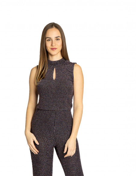 Top tirantes lurex Majana Ichi Sommes Demode Zaragoza