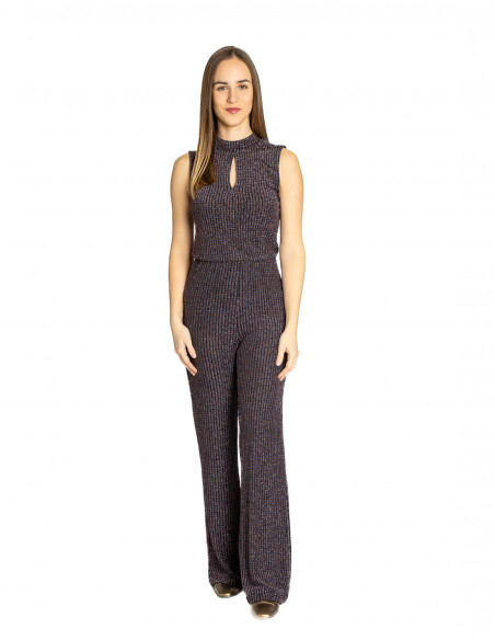 Pantalón punto lurex Majana Ichi Sommes Demode Zaragoza