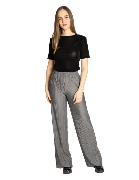 Pantalón plisado gris claro Yaya Sommes Demode Zaragoza