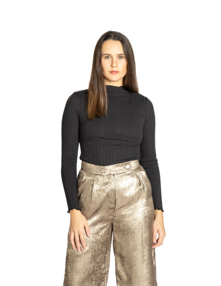 pantalon fluido pinzas brillo dalona byoung sommes demode zaragoza