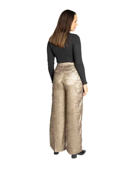pantalon fluido pinzas brillo dalona byoung sommes demode zaragoza