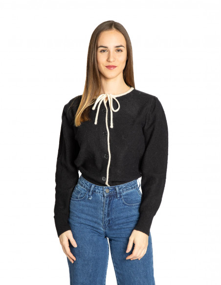 cardigan negro lazada blanca compañia fantastica sommes demode zaragoza