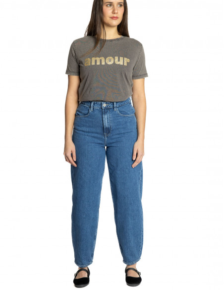 jeans mom fit azul oscuro lavado berisel ichi sommes demode zaragoza