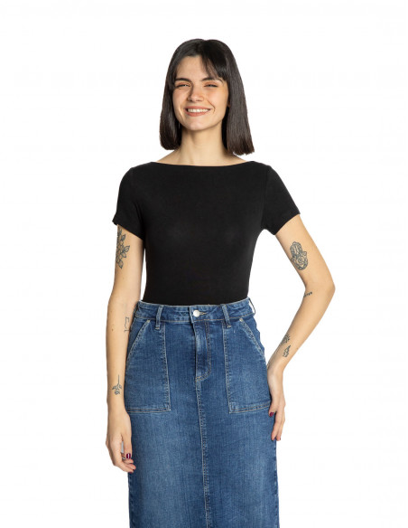 top negro cuello barco pilar grace and mila sommes demode zaragoza