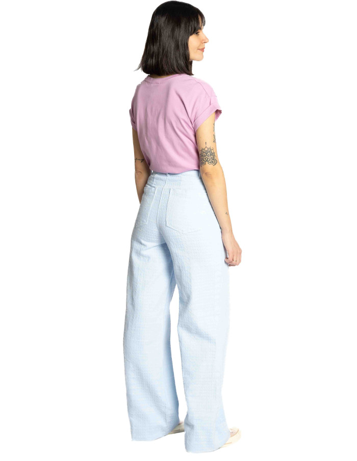 Pantalón denim azul claro bordados Roda CKS Sommes Demode Zaragoza