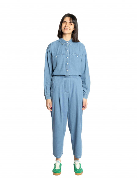 Jeans Slouchy fluidos azul claro Archer Ichi Sommes Demode Zaragoza