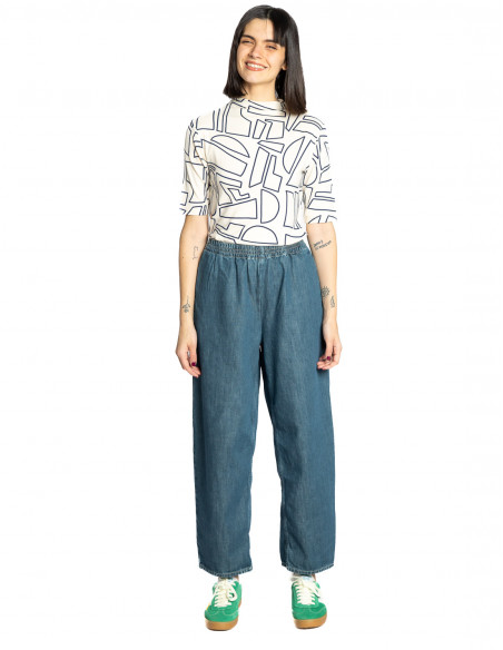 Jeans slouchy azul oscuro Ozyr American Vintage Sommes Demode Zaragoza