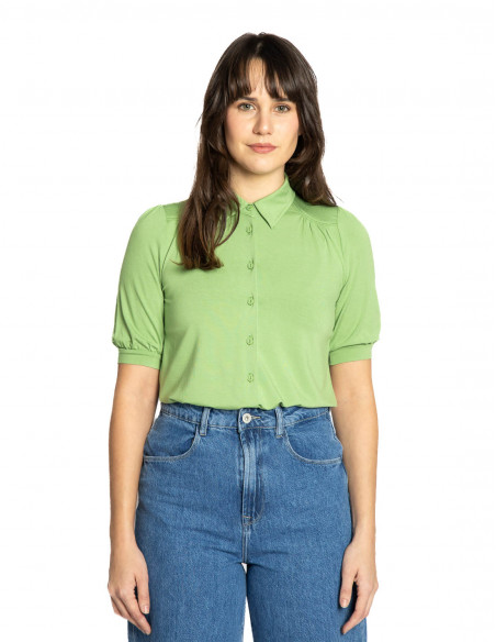 Camisa verde manzana Carina King Louie Sommes Demode Zaragoza