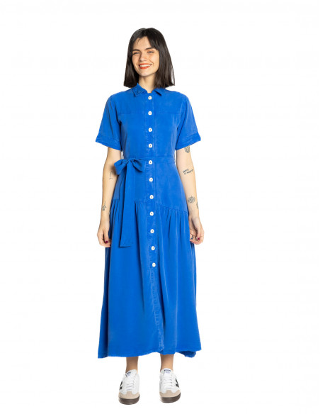 Vestido largo camisero azul Wild Pony Sommes Demode Zaragoza