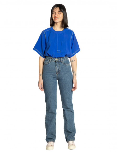 Jeans azul oscuro lavado Jules Grace & Mila Sommes Demode Zaragoza