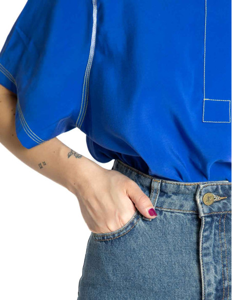 Jeans azul oscuro lavado Jules Grace & Mila Sommes Demode Zaragoza