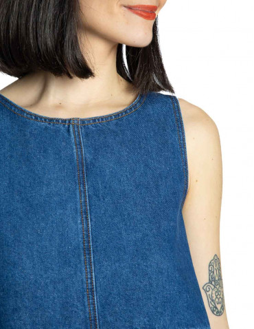 Top crop denim Dafne Frnch Sommes Demode online Zaragoza 2