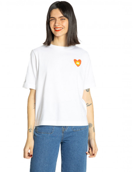 camiseta blanca good vibes vadstena dedicated sommes demode zaragoza