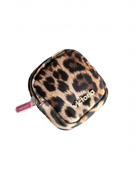 monedero nylon estampado leopardo victoria sommes demode zaragoza
