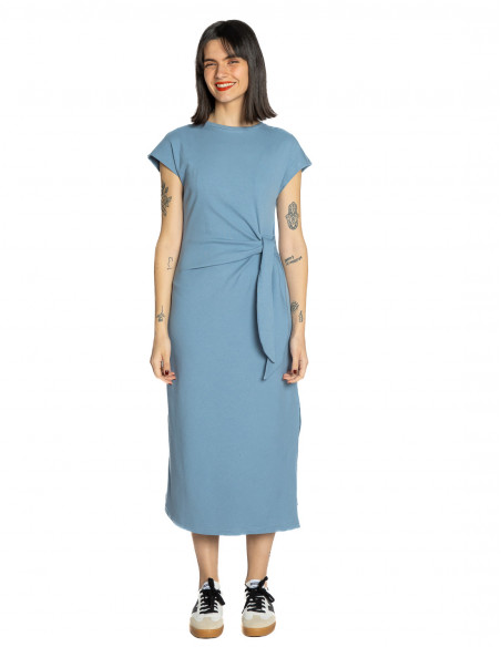 vestido midi canale anudado pepa loves sommes demode zaragoza