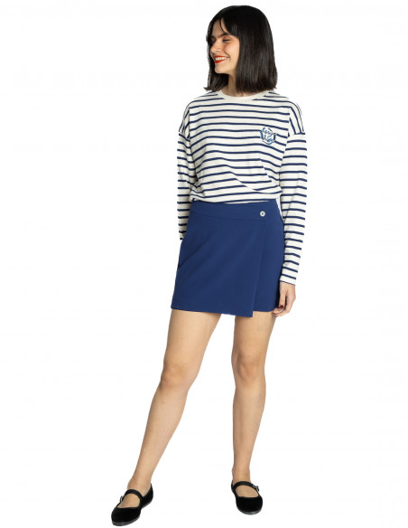 falda pantalon corta navy danta byoung sommes demode zaragoza
