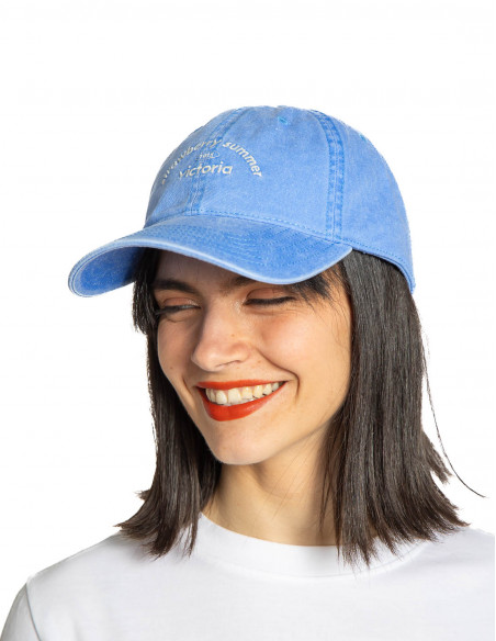 Gorra azul strawberry Summer Victoria Sommes Demode Zaragoza