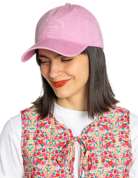 Gorra rosa strawberry Summer Victoria Sommes Demode Zaragoza