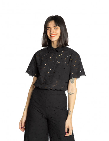 Pantalón negro encaje Ethel King Louie Sommes Demode Zaragoza 2