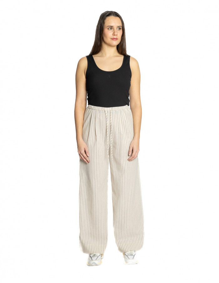 Pantalón crudo raya diplomática negra Perry Grace & Mila Sommes Demode Zaragoza