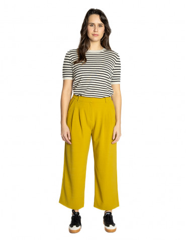 pantalon fluido pinzas curry fintan king louie sommes demode zaragoza