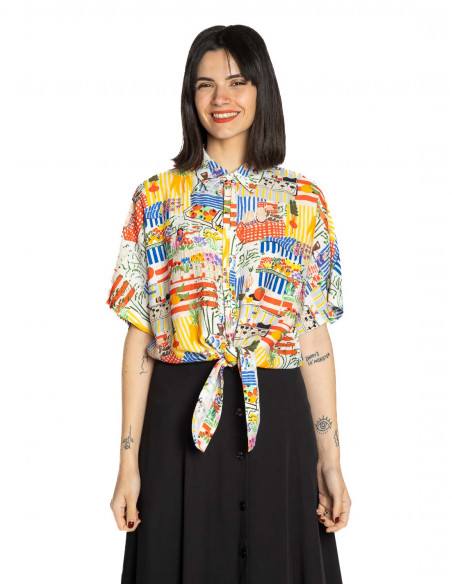 camisa estampado mercado celiane frnch sommes demode zaragoza